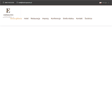 Tablet Screenshot of hotel-esperanto.pl